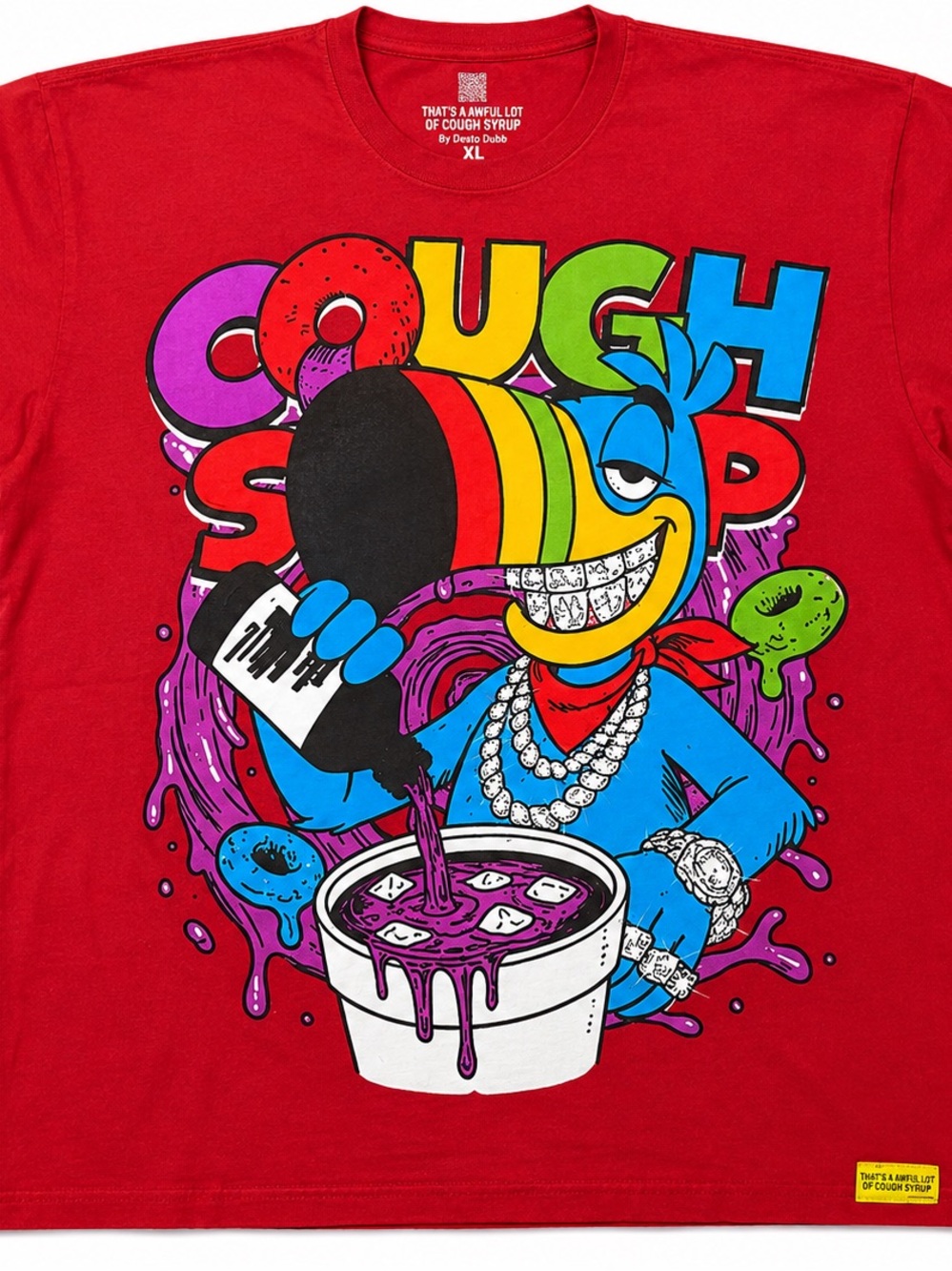 ALOCS Graphic Toucan Sam Red Tee (sample piece  brand new w/o tags)